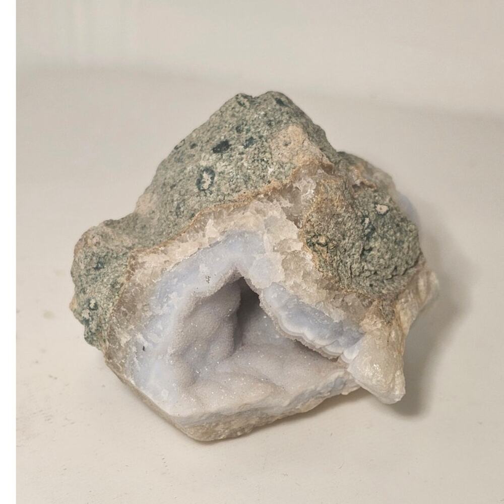 Blue Lace Agate Specimen / 3oz / 2.2in